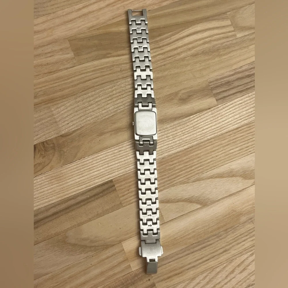 Citizen Eco-Drive Ladies Watch Crystal Black Dial Crystal and Stainless Bracelet